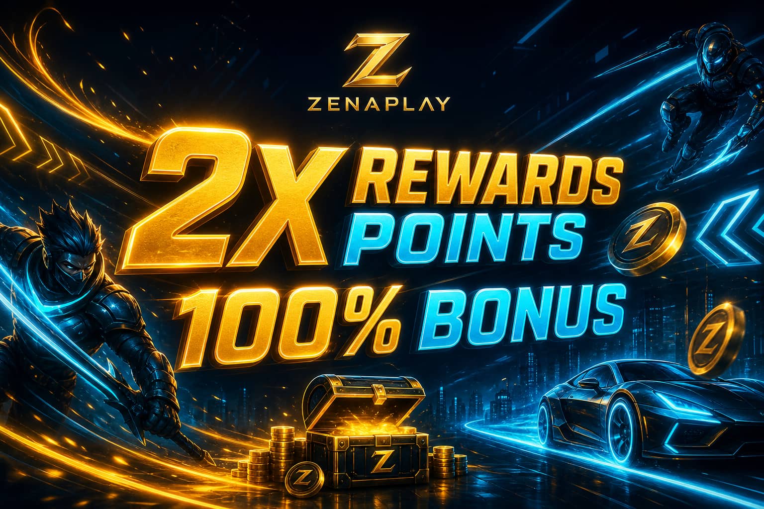 Zenaplay - Relax. Play. Win. — 2X rewards bonus with treasure chest